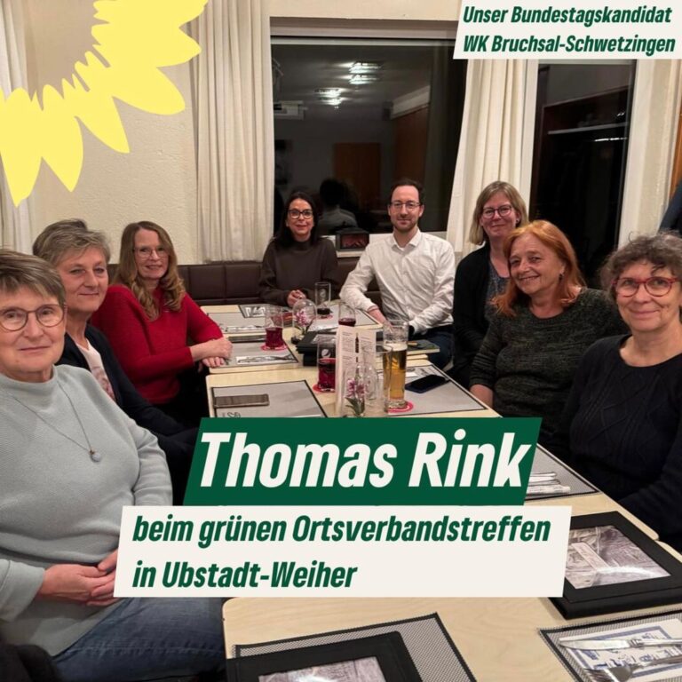 Grünes Ortsverbandstreffen in Ubstadt-Weiher