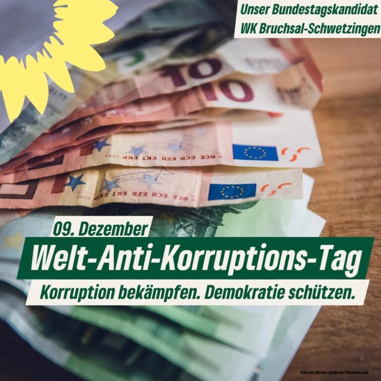 Korruption bekämpfen – Demokratie schützen! 