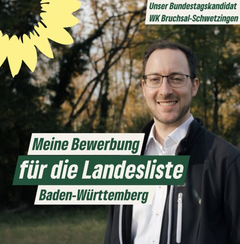 Meine Bewerbung für die Landesliste Baden-Württemberg