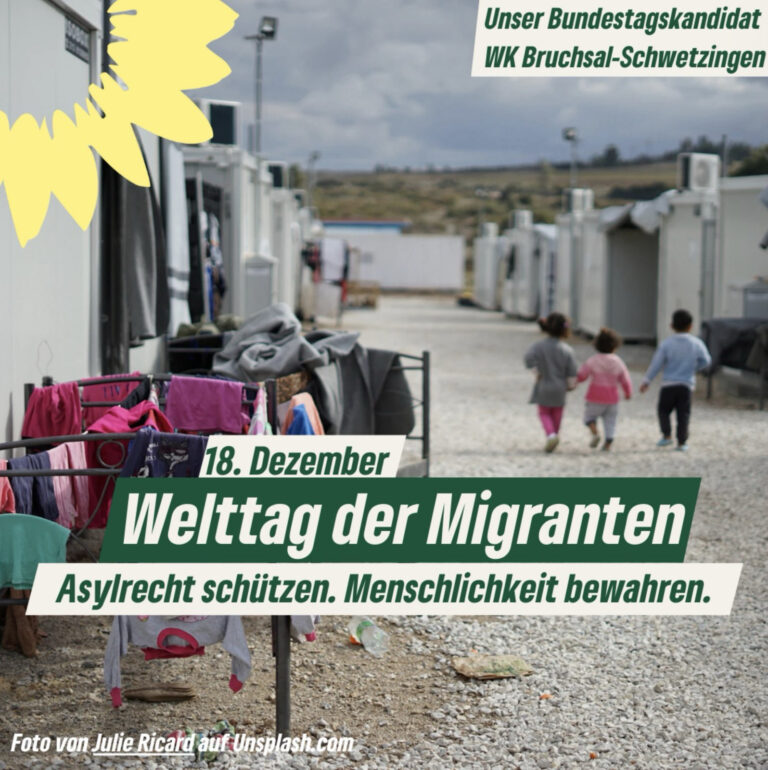 Welttag der Migranten – Menschlichkeit kennt keine Grenzen!