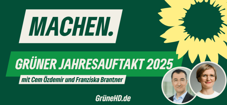 Grüner Jahresauftakt 2025 in Heidelberg