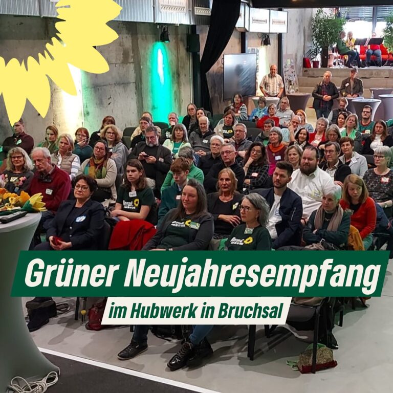 Neujahrsempfang der Grünen Karlsruhe-Land in Bruchsal