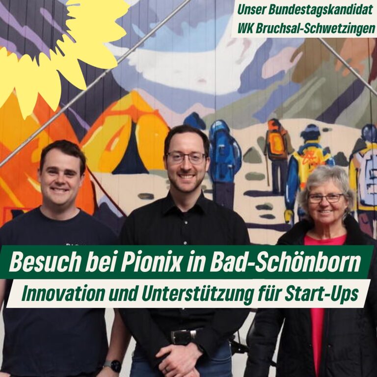 Politischer Besuch bei Pionix: Innovation im Spargelwahlkreis stärken