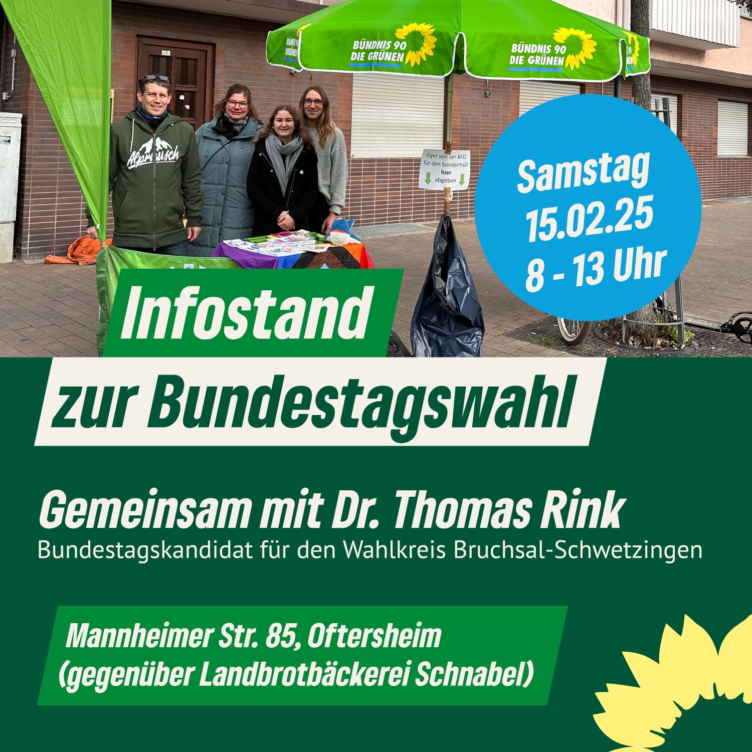 Infostand in Oftersheim
