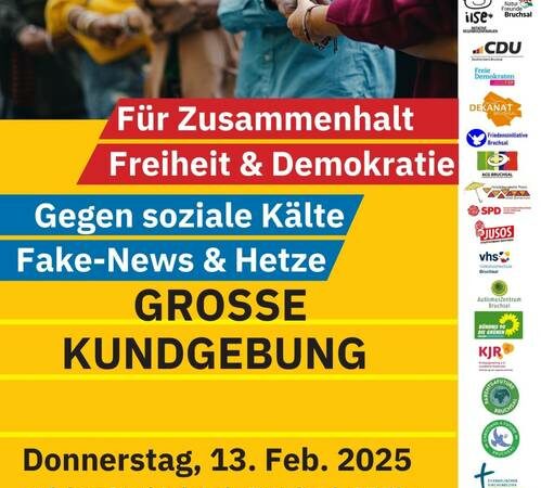 Kundgebung Bruchsal