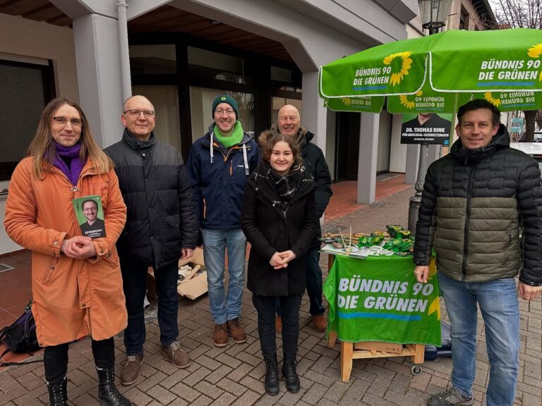 Infostand zur Bundestagswahl in Oftersheim